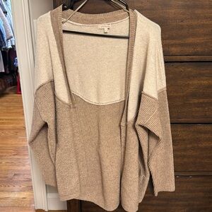Oversized Tan Cardigan